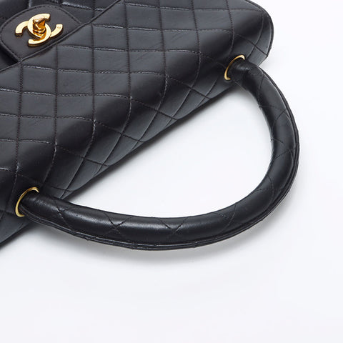 香奈儿香奈儿（Chanel Chanel）亲子袋Lambskin No. 1 Lambskin手提包黑色WS11717