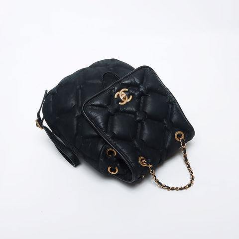 Chanel CHANEL No. 23 2016 Bubble Quilt Backpack/Daypack Black WS11740 – NUIR VINTAGE