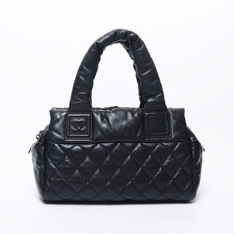 Chanel Chanel Nr. 13 Coco Cocoon Leder Boston Bag Black WS11761
