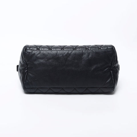Chanel Chanel Nr. 13 Coco Cocoon Leder Boston Bag Black WS11761