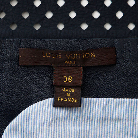 路易威登（Louis Vuitton）皮革无袖尺寸：38礼服海军WS11772
