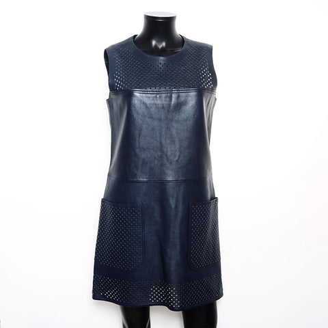 路易威登（Louis Vuitton）皮革无袖尺寸：38礼服海军WS11772