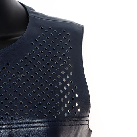 路易威登（Louis Vuitton）皮革无袖尺寸：38礼服海军WS11772