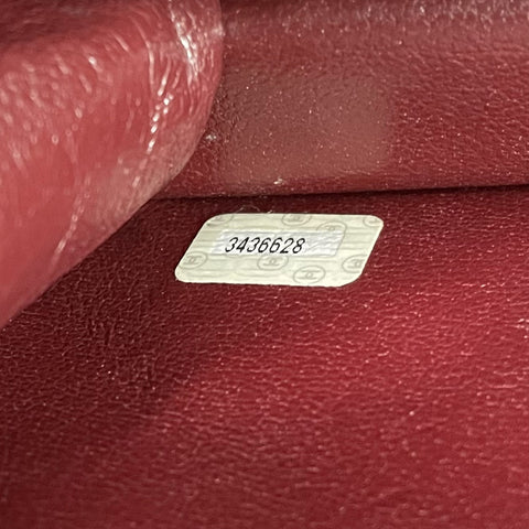 Chanel Chanel Matelasse Coco -Mark -Umhängetasche Leder schwarz WS1177