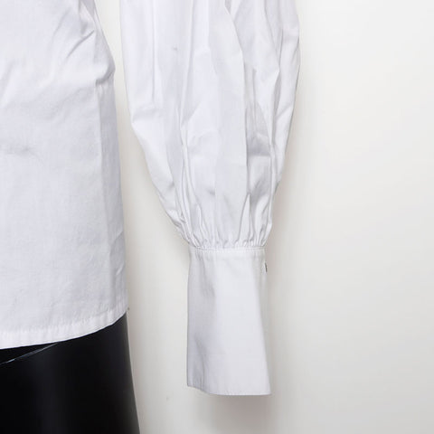 Christian Dior Size:M Logo Long sleeve shirt white WS11787
