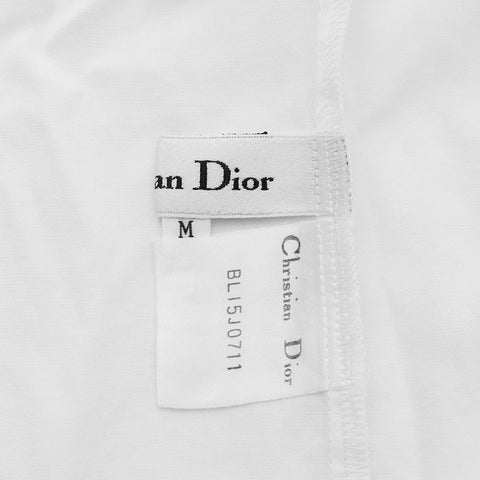 Christian Dior Size:M Logo Long sleeve shirt white WS11787