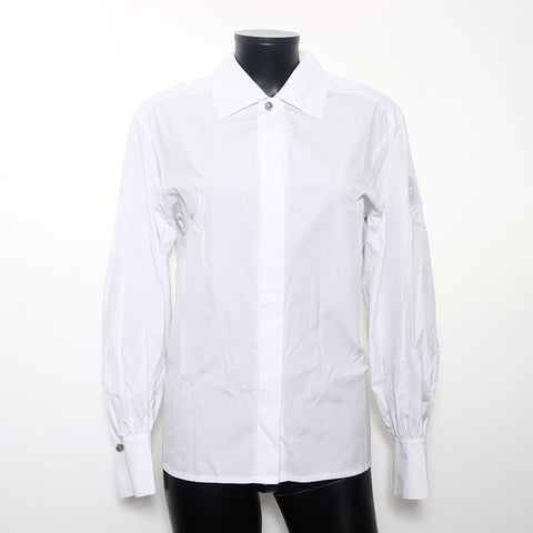 Christian Dior Size:M Logo Long sleeve shirt white WS11787