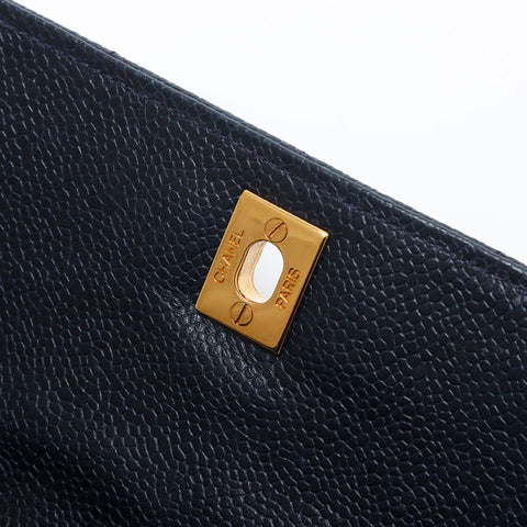 Chanel Mini Cabiskin Matelasse连锁肩袋海军WS11791