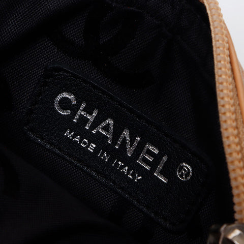 香奈儿（Chanel Cambon）线pochette 8号肩袋米色WS11796