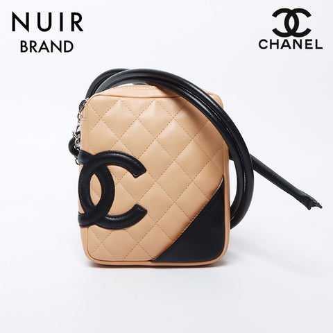 香奈儿（Chanel Cambon）线pochette 8号肩袋米色WS11796