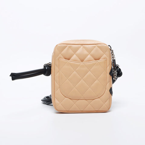香奈儿（Chanel Cambon）线pochette 8号肩袋米色WS11796
