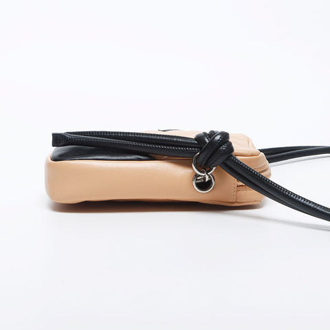 香奈儿（Chanel Cambon）线pochette 8号肩袋米色WS11796