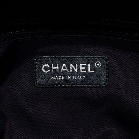 CHANEL Paris Biarritz PM Shoulder Bag black WS11802