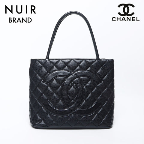 シャネル CHANEL 復刻トート 7番台 2001-2002 ショルダーバッグ ブラック WS11803