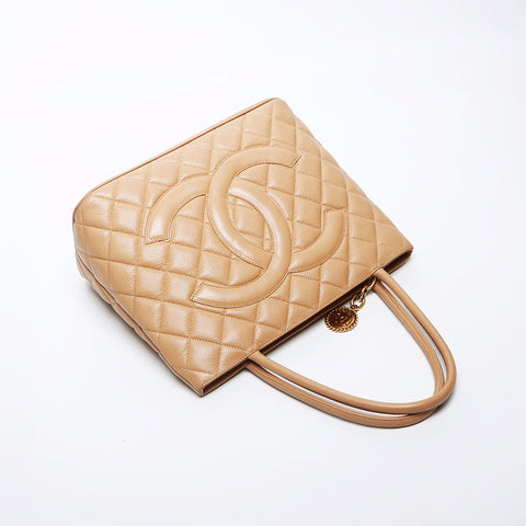 CHANEL Replica Tote Shoulder Bag beige WS11804