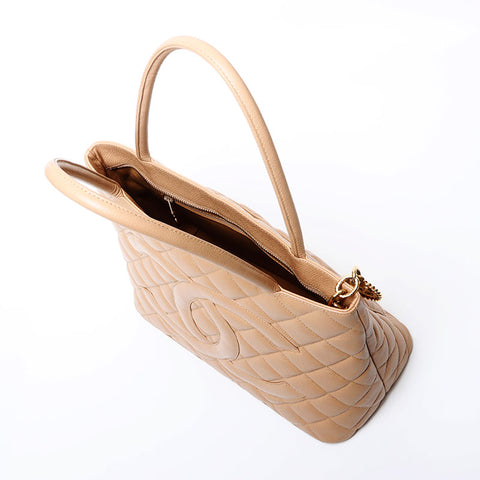 CHANEL Replica Tote Shoulder Bag beige WS11804