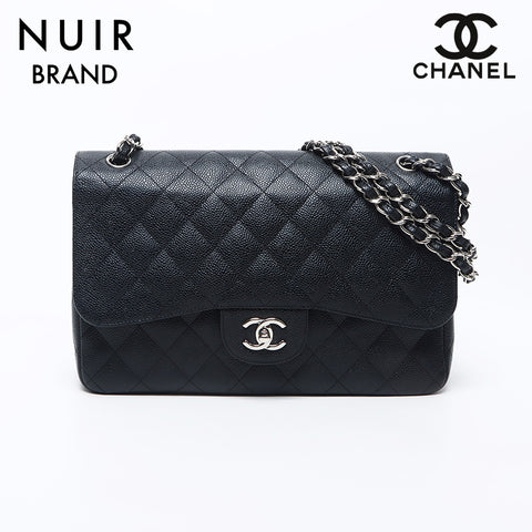 シャネル CHANEL マトラッセ 30 シルバー金具 キャビアスキン 15番台 2011-2012 ショルダーバッグ ブラック WS11806