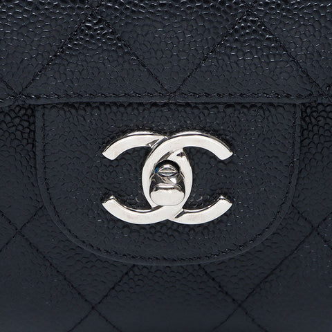 シャネル CHANEL マトラッセ 30 シルバー金具 キャビアスキン 15番台 2011-2012 ショルダーバッグ ブラック WS11806