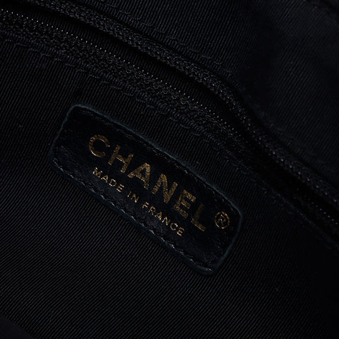 Chanel Chanel Deka Coco Mark Matelasse肩带黑色WS11810