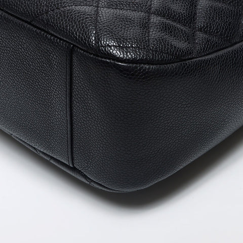 Chanel Chanel Deka Coco Mark Matelasse肩带黑色WS11810