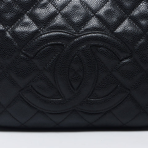 Chanel Chanel Deka Coco Mark Matelasse肩带黑色WS11810