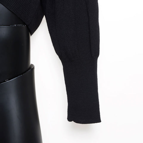 路易威登路易威登大小：带有衬里针织黑色WS11818的XS