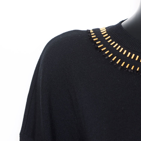 路易威登路易威登大小：带有衬里针织黑色WS11818的XS