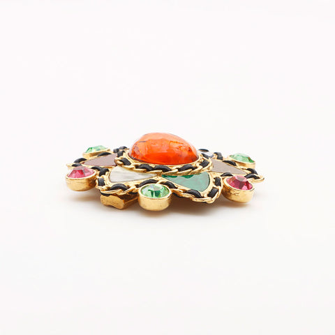 Chanel Gripore 95A 1995 Brooch Multicolor WS11839 – NUIR VINTAGE