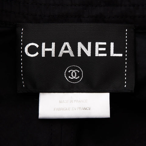 シャネル CHANEL Size:40 トレンチ ココボタン コート ブラック WS11848