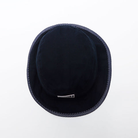 CHANEL Bucket Hat Size:M Sports Line COCO Mark hat Navy WS11871
