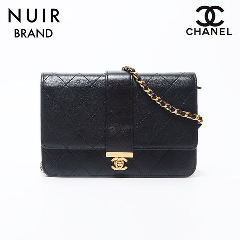 香奈儿香奈儿（Chanel Chanel）第27号2018-2019野生针迹链链钱包肩袋黑色WS11877