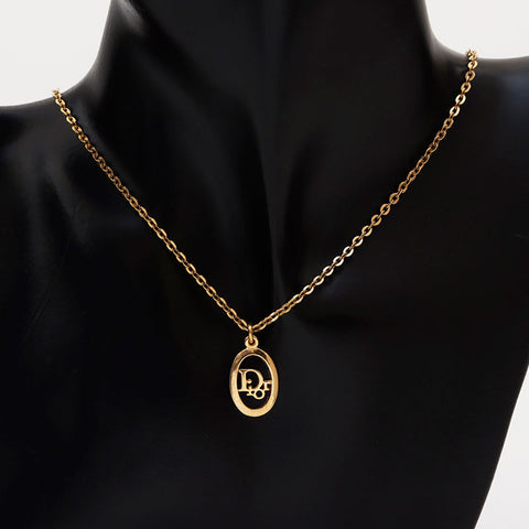 Christian Dior Christian Dior Logo Collier Gold WS11885