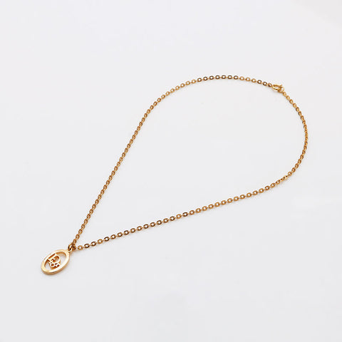 Christian Dior Christian Dior Logo Collier Gold WS11885