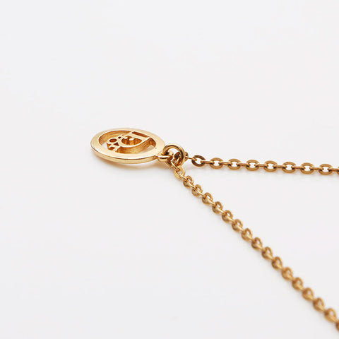 Christian Dior Christian Dior Logo Collier Gold WS11885