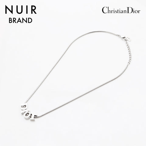 Christian Dior Christian Dior Logo Collier Silver WS11888