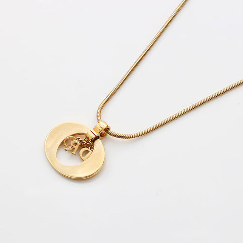 Christian Dior Logo Collier Gold WS11896