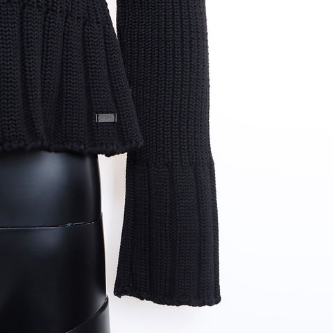 Taille de Chanel: 42 99a 1999 tricot noir WS11902