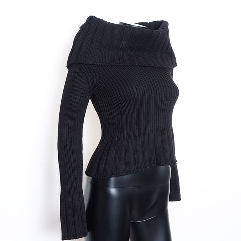 Taille de Chanel: 42 99a 1999 tricot noir WS11902