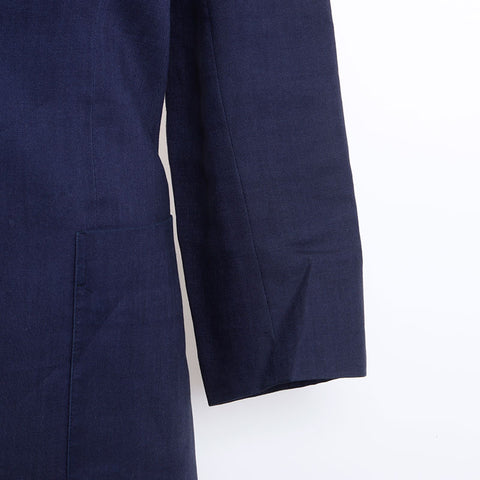 基督教Dior尺寸：S量身定制的徽标补丁夹克海军WS11903