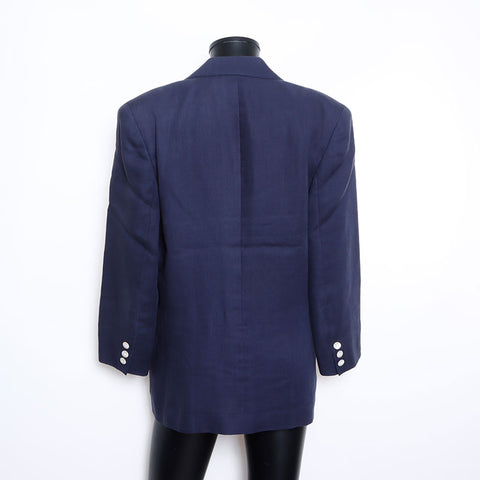 Christian Dior Size:S Tailored logo patch Jacket Navy WS11903