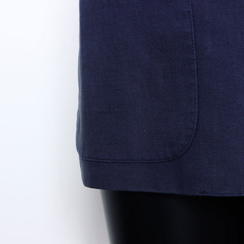 基督教Dior尺寸：S量身定制的徽标补丁夹克海军WS11903