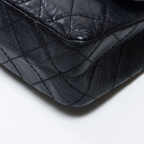 Chanel Chanel Matelasse Double Flap 2.55连锁肩袋黑色WS11915