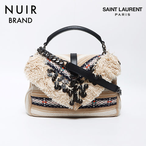 Yves Saint Laurent Yves Saint Laurent College College Fringe Bruage肩袋多色WS11917