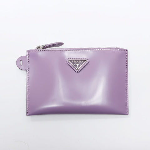 PRADA Small Sequin Mesh Tote Bag Purple WS11919