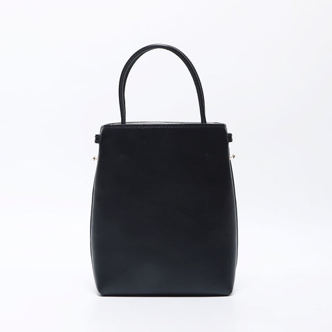 Chloe Micro Tote Bag Logo Leather Shoulder Bag Black WS11920