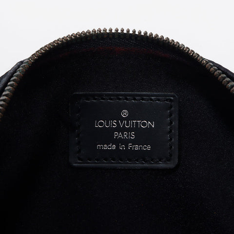 Louis Vuitton Satin Monogram Little Papillon Pouch Black WS11925