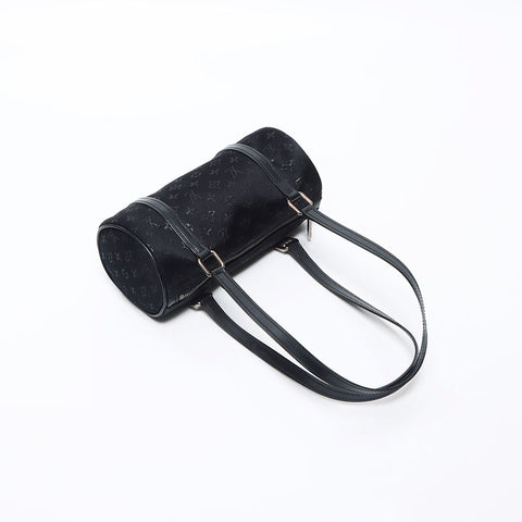 Louis Vuitton Satin Monogram Little Papillon Pouch Black WS11925