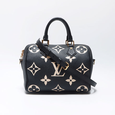 ルイ・ヴィトン LOUIS VUITTON モノグラム スピーディ25 アンプラント ボストンバッグ ブラック WS11926