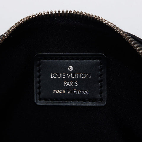 Louis Vuitton Satin Monogram Little Papillon Pouch Black WS11929