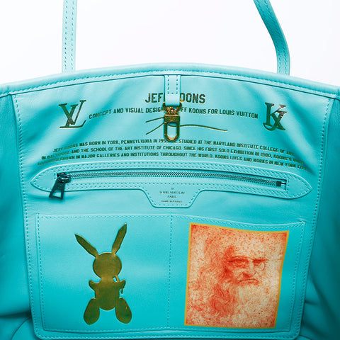 Louis Vuitton Louis Vuitton da Vinci Pagnière néfaste Sac Tote Blue WS11931